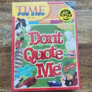 Wiggles 3D Don't Quote Me TIME For Kids Board Game 2005 New Sealed 2-5 Family